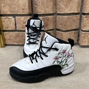 Nike Air Jordan 12 Retro GS Floral Overgrown Vines 2022 DR6954-100 Size 13.5C